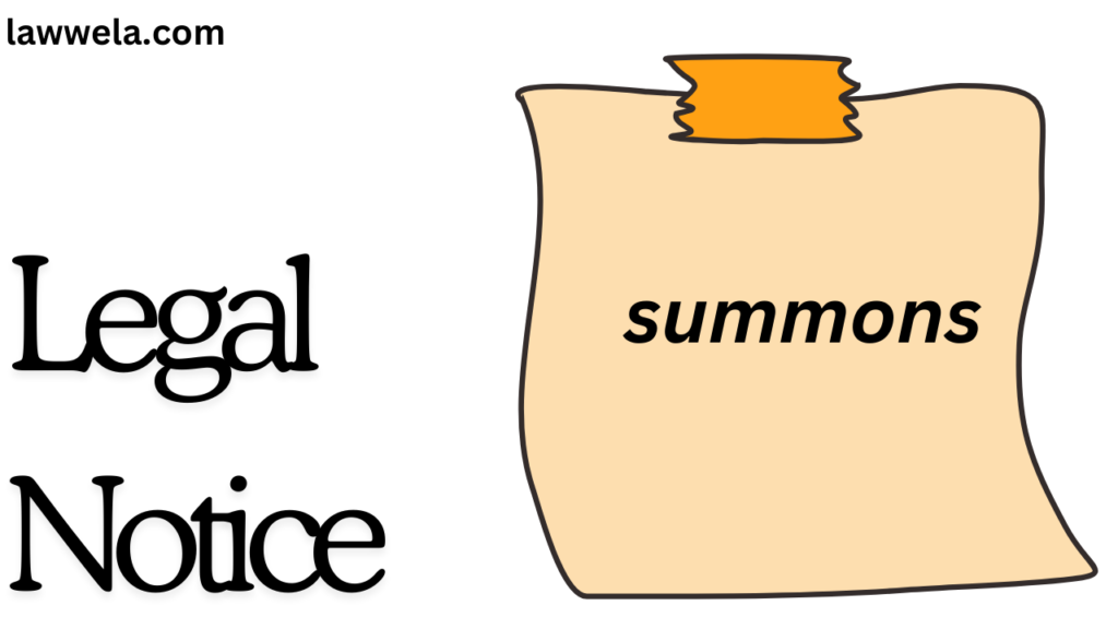 What is summons under code of civil Procedure?